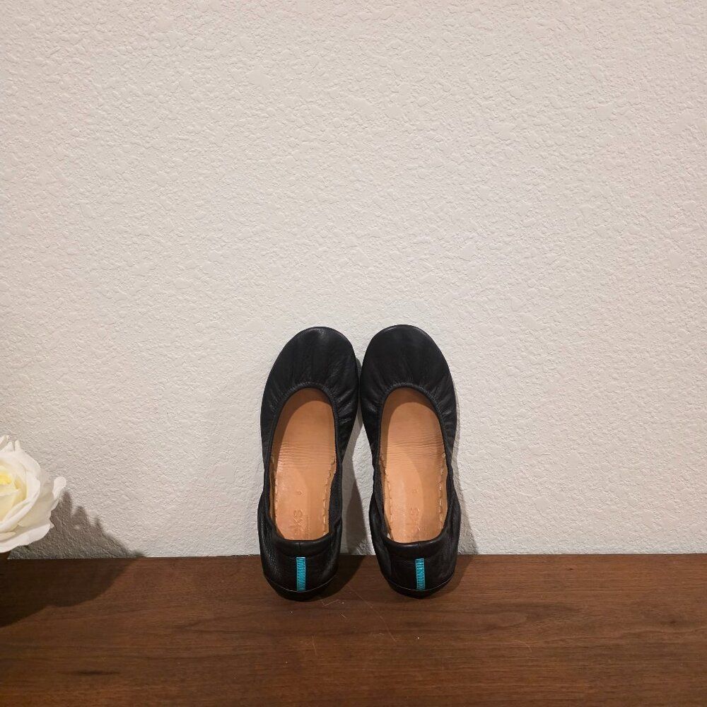 Tieks Matte Black Ballet Flats Sz 8